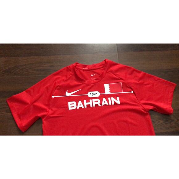 Nike Pro Elite Team Issued Bahrain Track & Field Running Shirt CI6365-657 Sz S - Picture 8 of 8